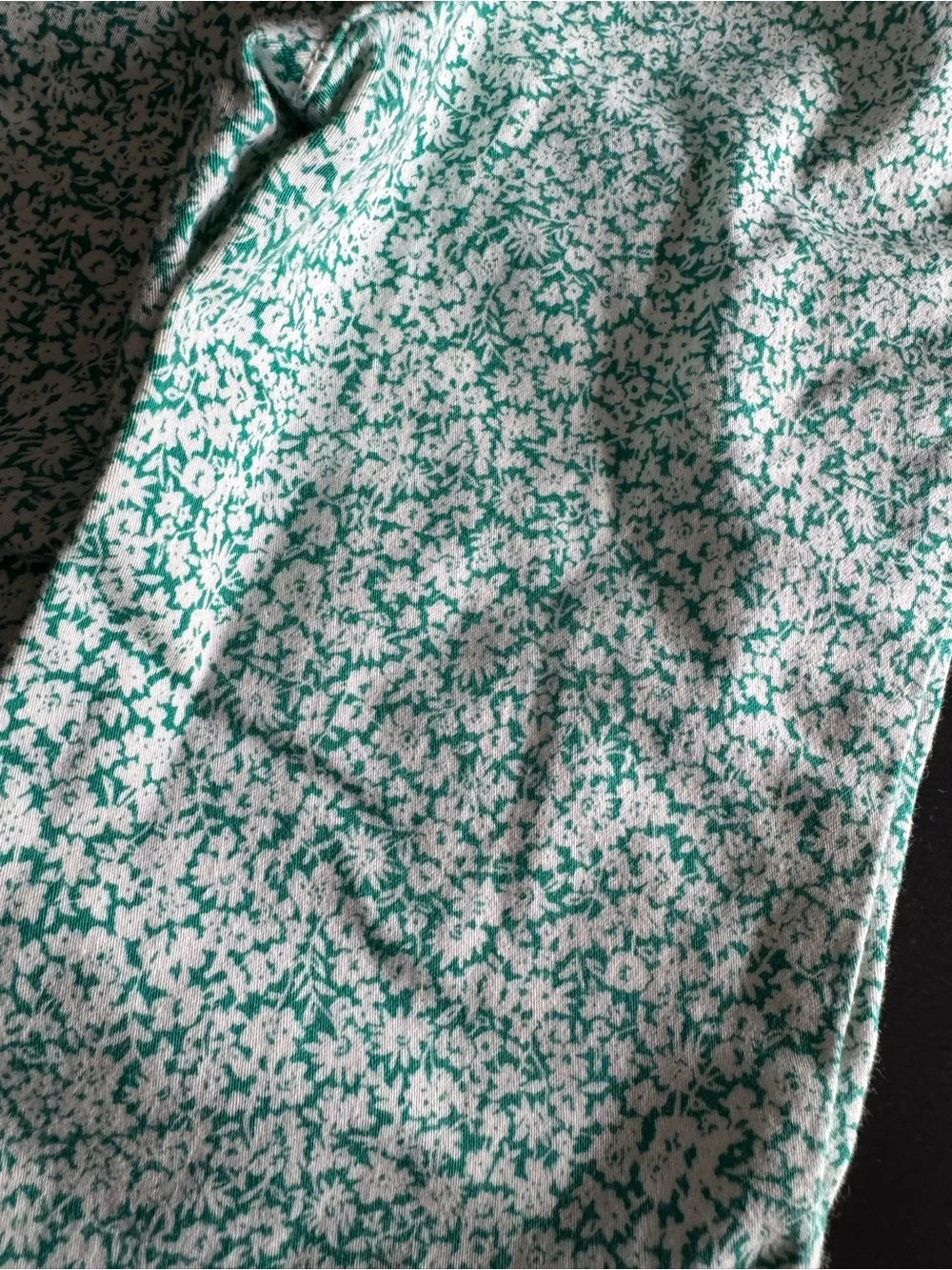 Ralph Lauren Mint Green Floral-Print Baby Pants